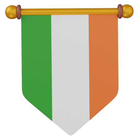 St pathric flag  3D Icon