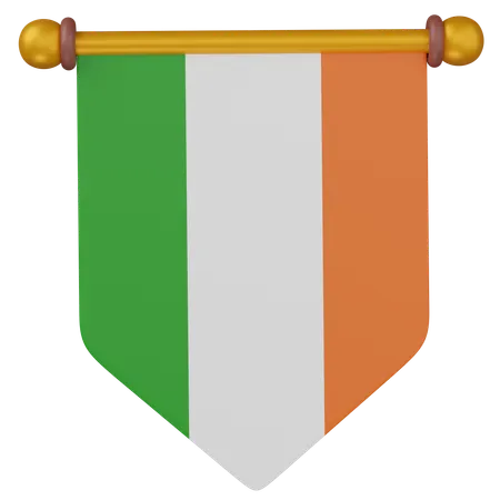 St pathric flag  3D Icon