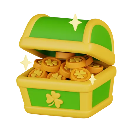 St Patrick Chest  3D Icon