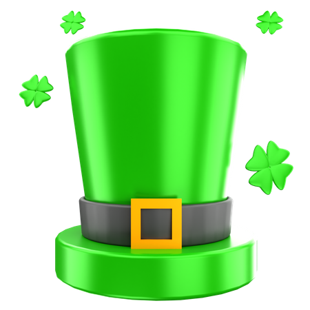 St Patrick Hat  3D Icon
