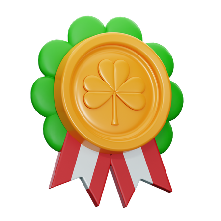 St Patrick Medal  3D Icon