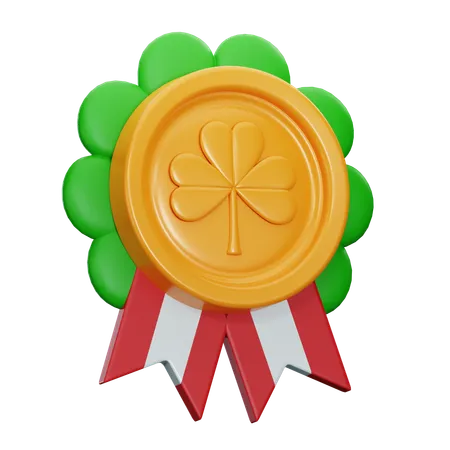 St Patrick Medal  3D Icon