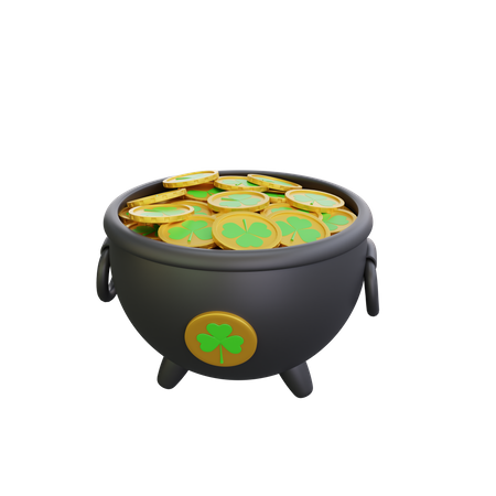 St Patrick Pot  3D Icon
