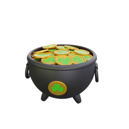 St Patrick Pot  3D Icon