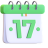 st patricks day calendar emoji 3d