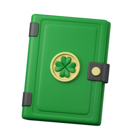 St Patricks Day Book  3D Icon