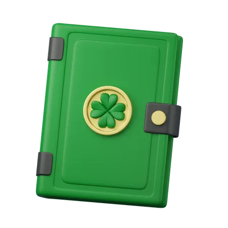 St Patricks Day Book  3D Icon