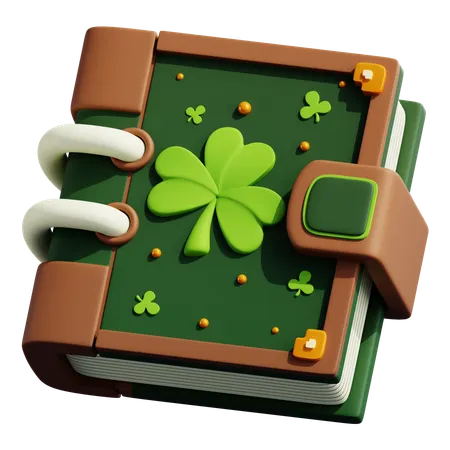 St Patricks Day Book  3D Icon