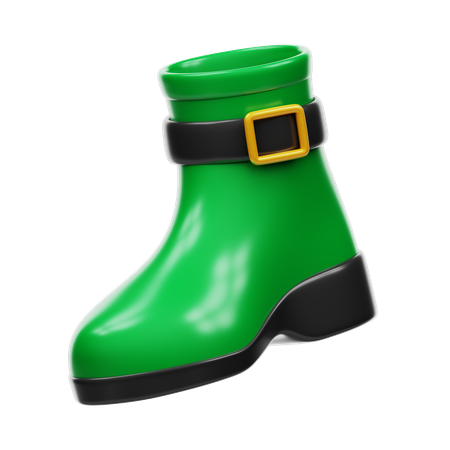 St. Patricks Stiefel  3D Icon