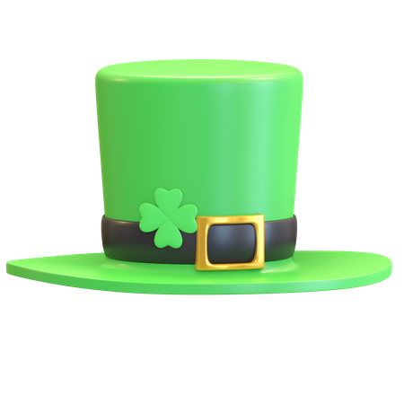 St Patricks Day Hat  3D Icon