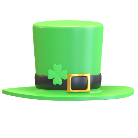 St Patricks Day Hat  3D Illustration