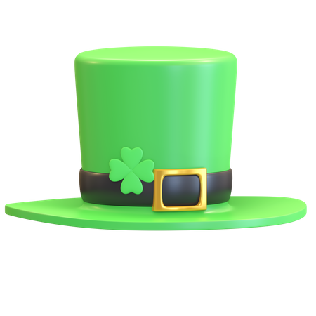 St Patricks Day Hat 3D Illustration