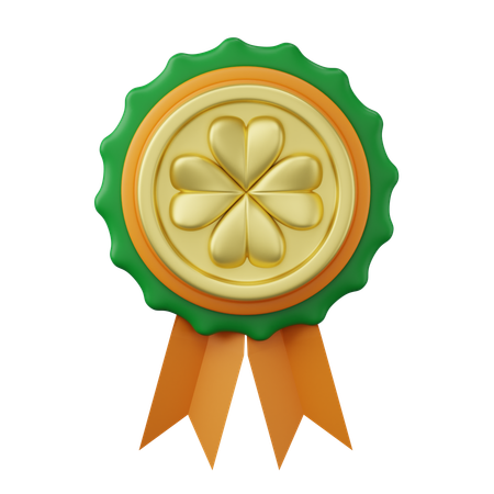 St. Patricks Medaille  3D Icon