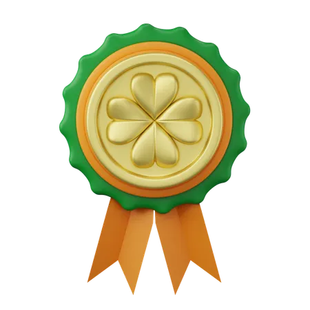 St. Patricks Medaille  3D Icon