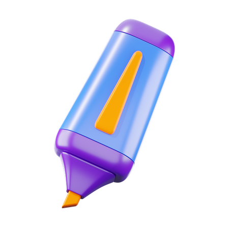 Stabilo Marker  3D Icon