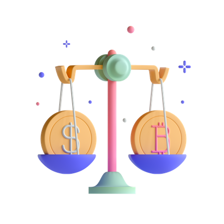 Stable Coin  3D Illustration