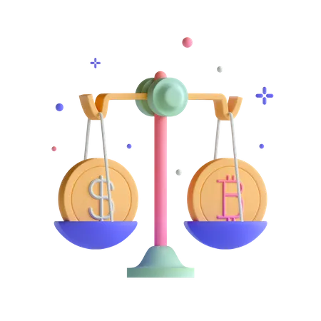 Stable Coin  3D Illustration