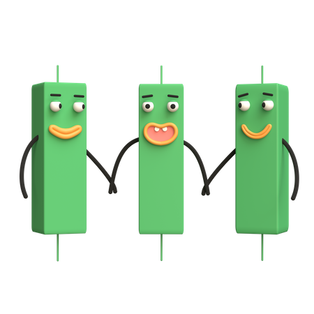 Stable Trading profit  3D Icon