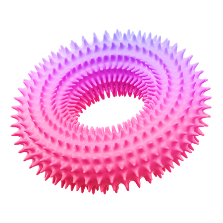 Stachelig abstrakt  3D Icon