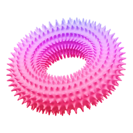 Stachelig abstrakt  3D Icon