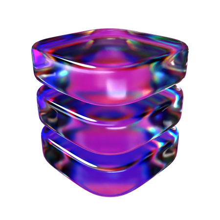 Stack  3D Icon