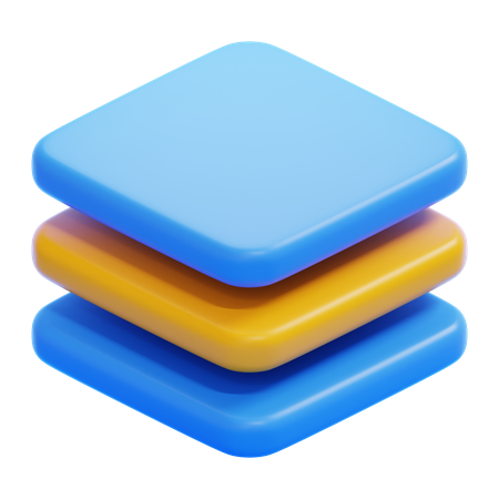 스택  3D Icon