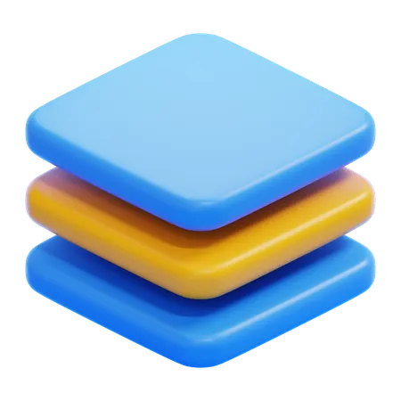 스택  3D Icon