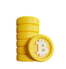 Stack Of Bitcoin