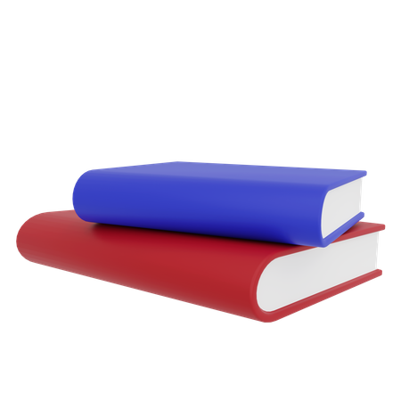 Stack Of Books  3D Icon