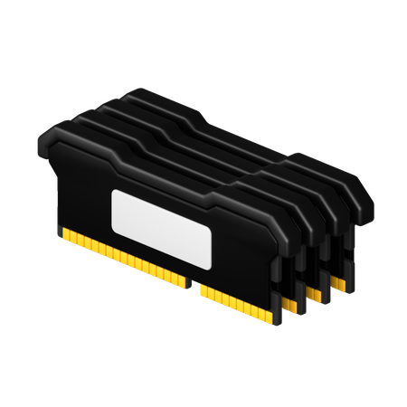 Stack RAM  3D Icon