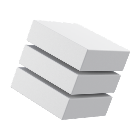 Stack Shape  3D Icon
