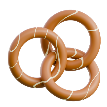 Stacked Bagels  3D Icon
