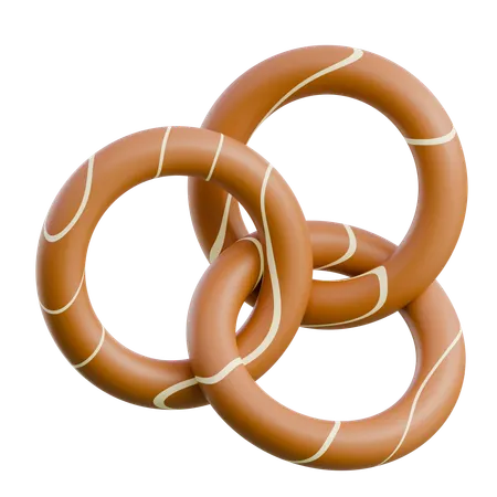 Stacked Bagels  3D Icon