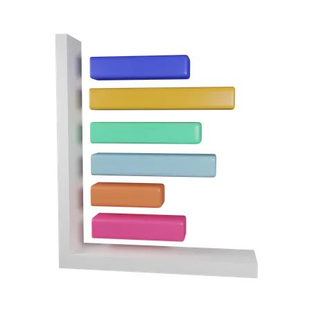 Stacked Bar  3D Icon