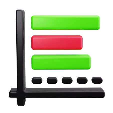 Stacked Bar  3D Icon