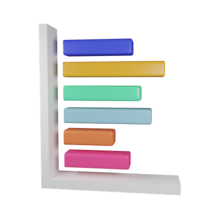 Stacked Bar  3D Icon