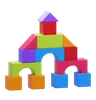 Stacked Building Blocks Toy