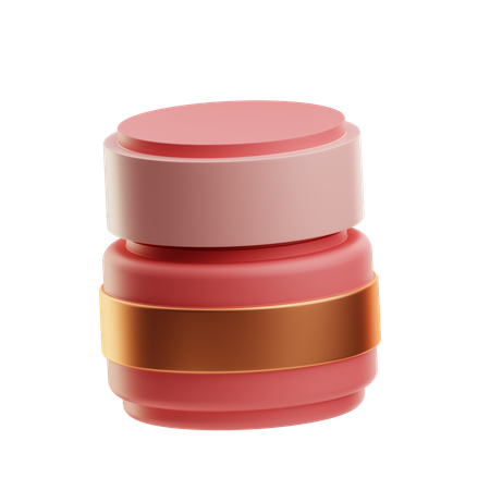 Stacked Cosmetic Jars  3D Icon
