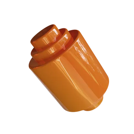 Stacked Cylinder Plug  3D Icon