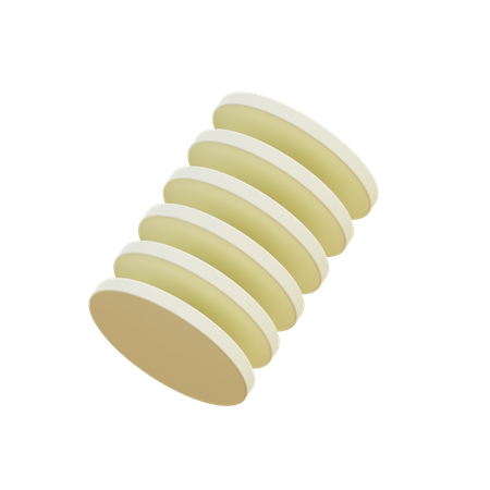 Stacked Discs  3D Icon