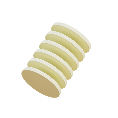 Stacked Discs  3D Icon
