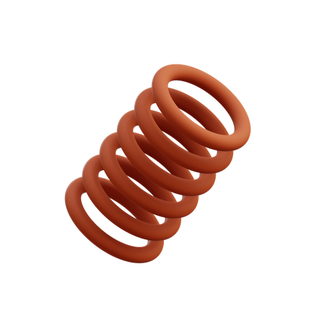 Stacked Ring 3D Illustration