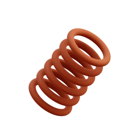 Stacked Ring  3D Icon
