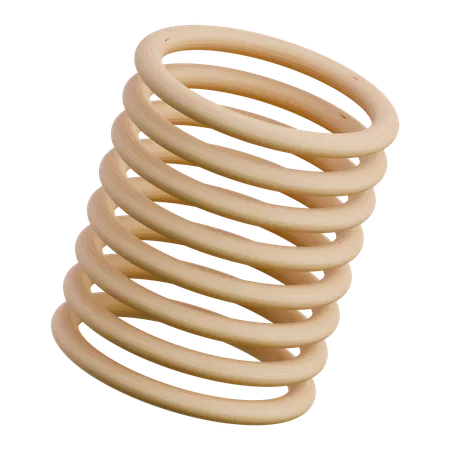 Stacked Rings  3D Icon