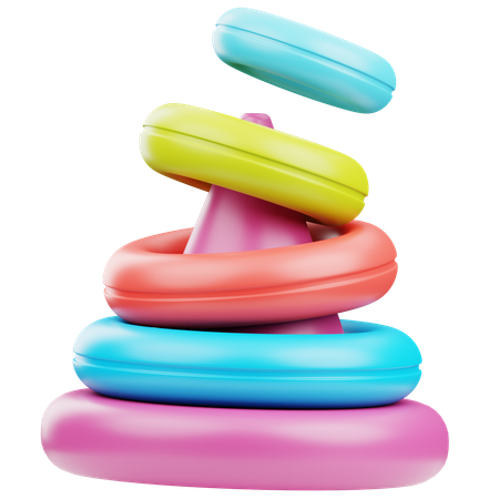 Stacking Ring  3D Icon