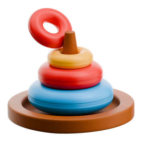Stacking Ring  3D Icon