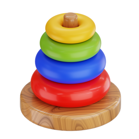 Stacking Ring  3D Icon