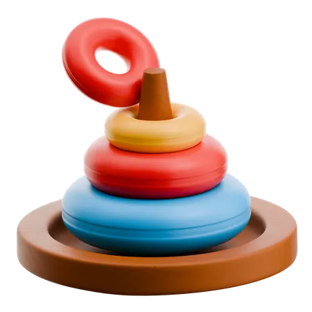 Stacking Ring  3D Icon