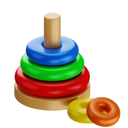 Stacking Ring  3D Icon