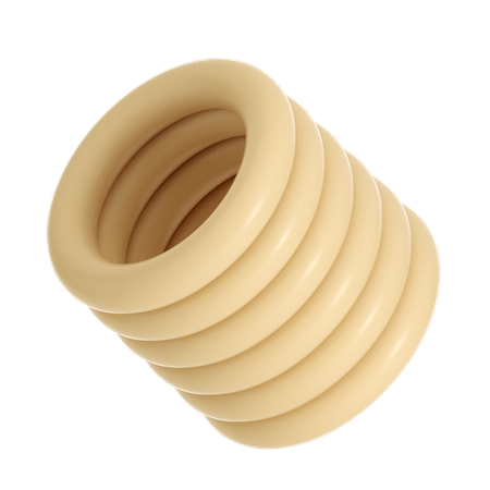 Stacking Ring Shape  3D Icon